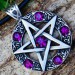 NEW-A-Wicca-font-b-Pagan-b-font-Magic-Pentagram-Pentacle-Star-W-Crystal-Silver-Pewter